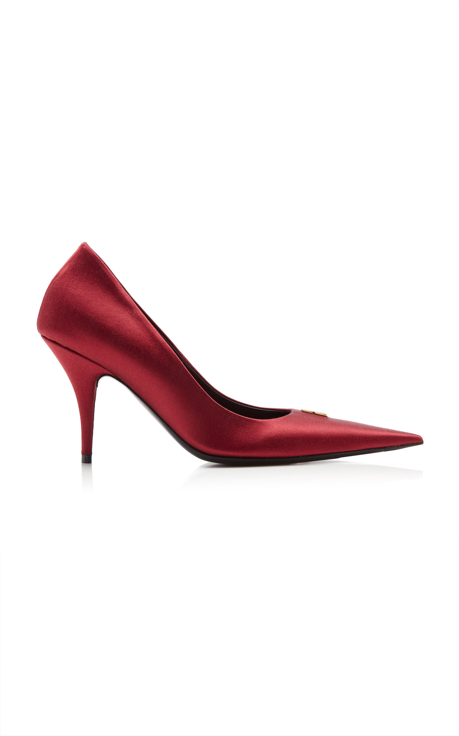 Avenue BB Satin Pumps burgundy - 1