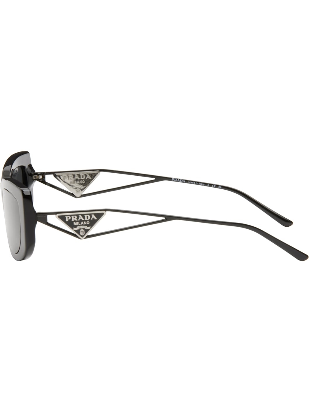 Black Triangle Logo Sunglasses - 3