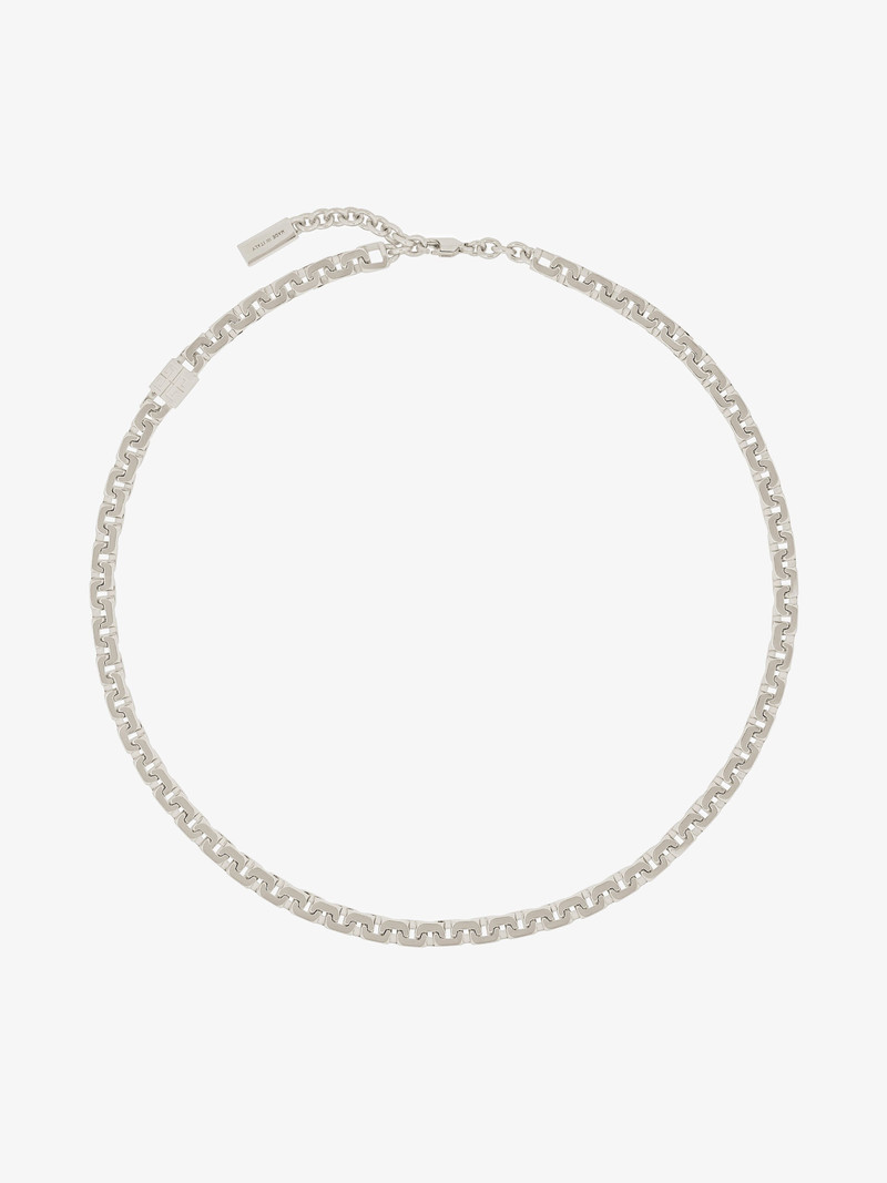 4G CHAIN NECKLACE IN METAL 4