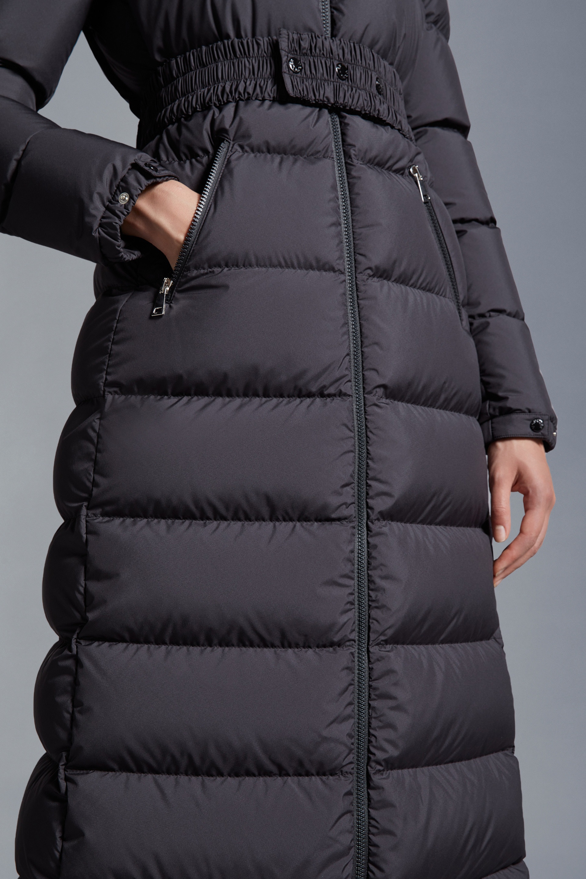 MONCLER 2023/24秋冬新作 ファー/フード付きダウンコート FUDSON MONCLER☆新作 ファー付きダウンジャケット LAICHEFUR☆関税込み
