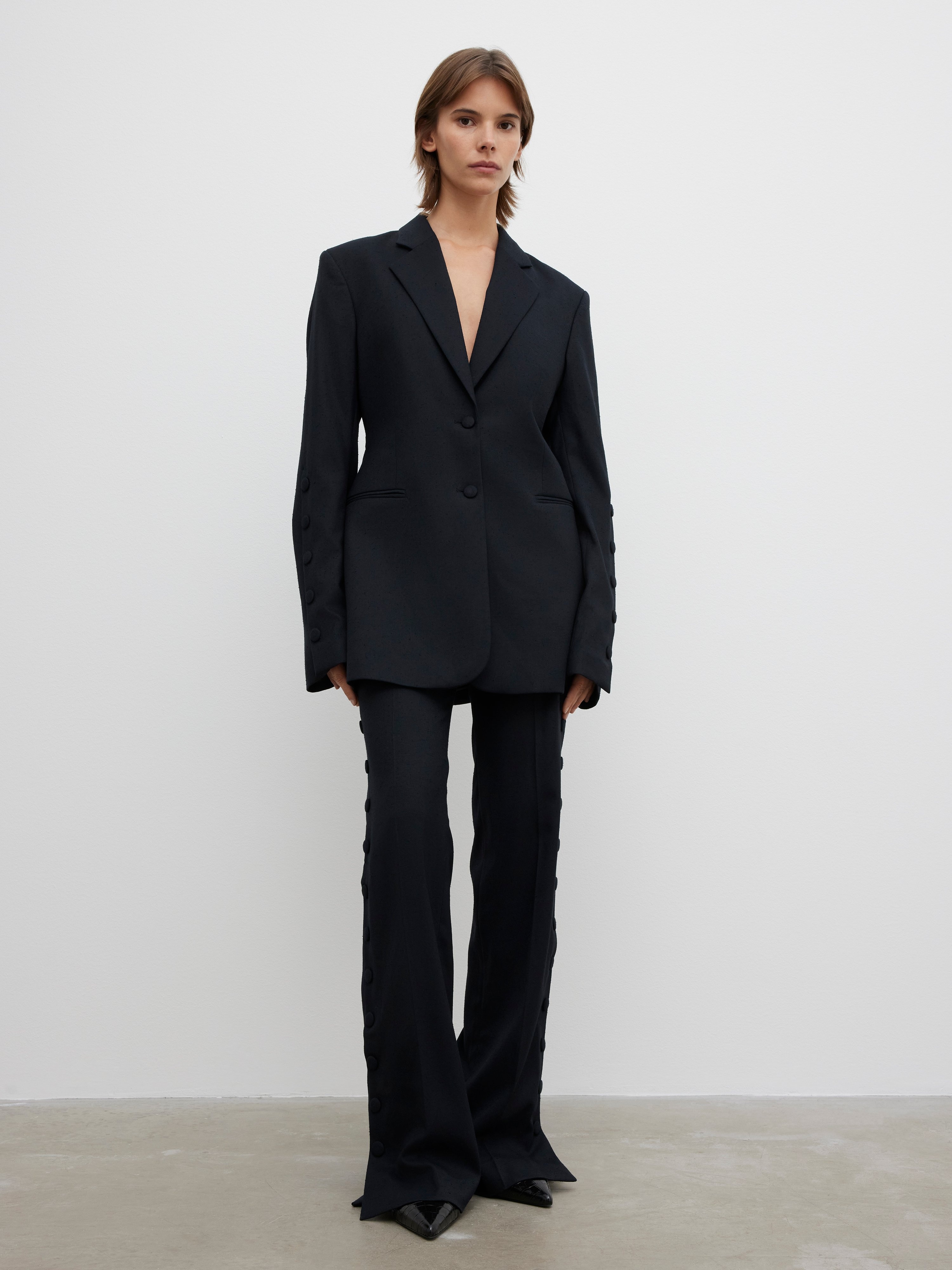 Slim button blazer - 4