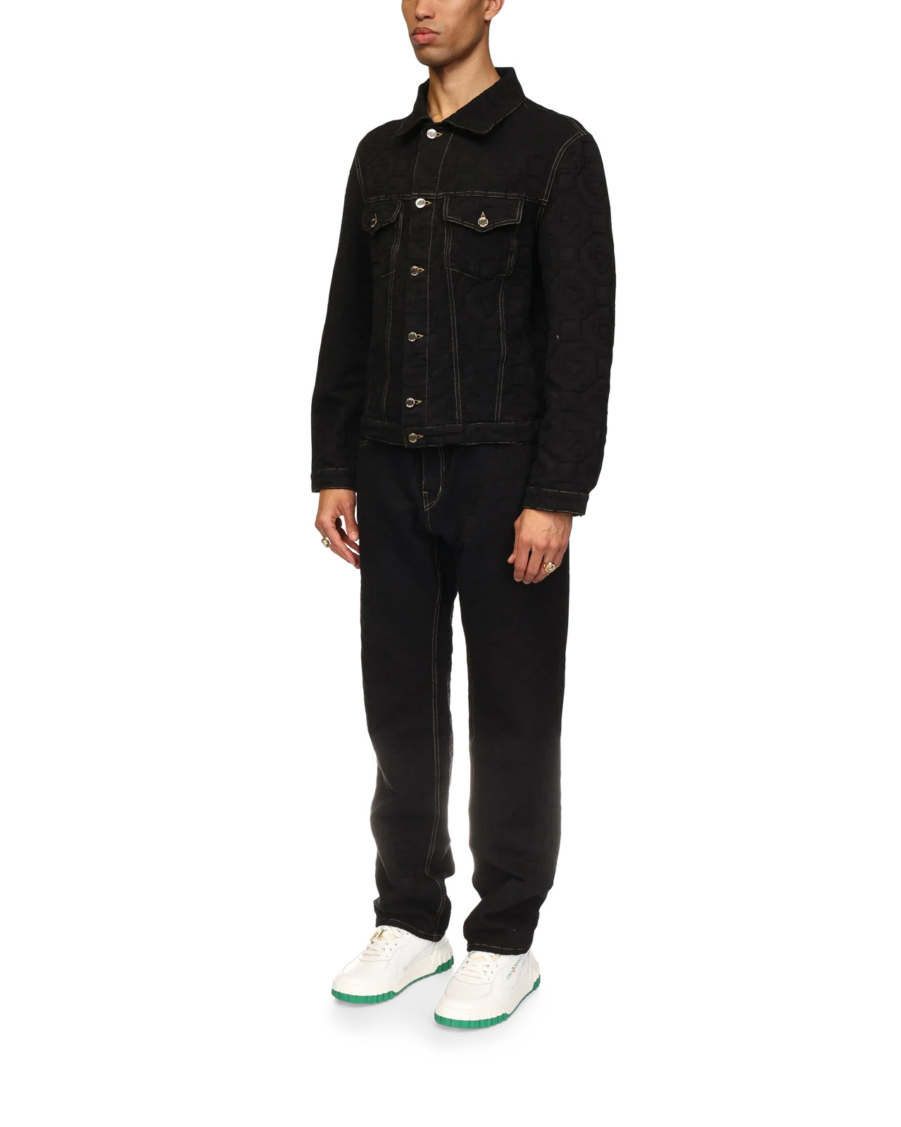 Monogram Jacquard Denim Jacket - 3