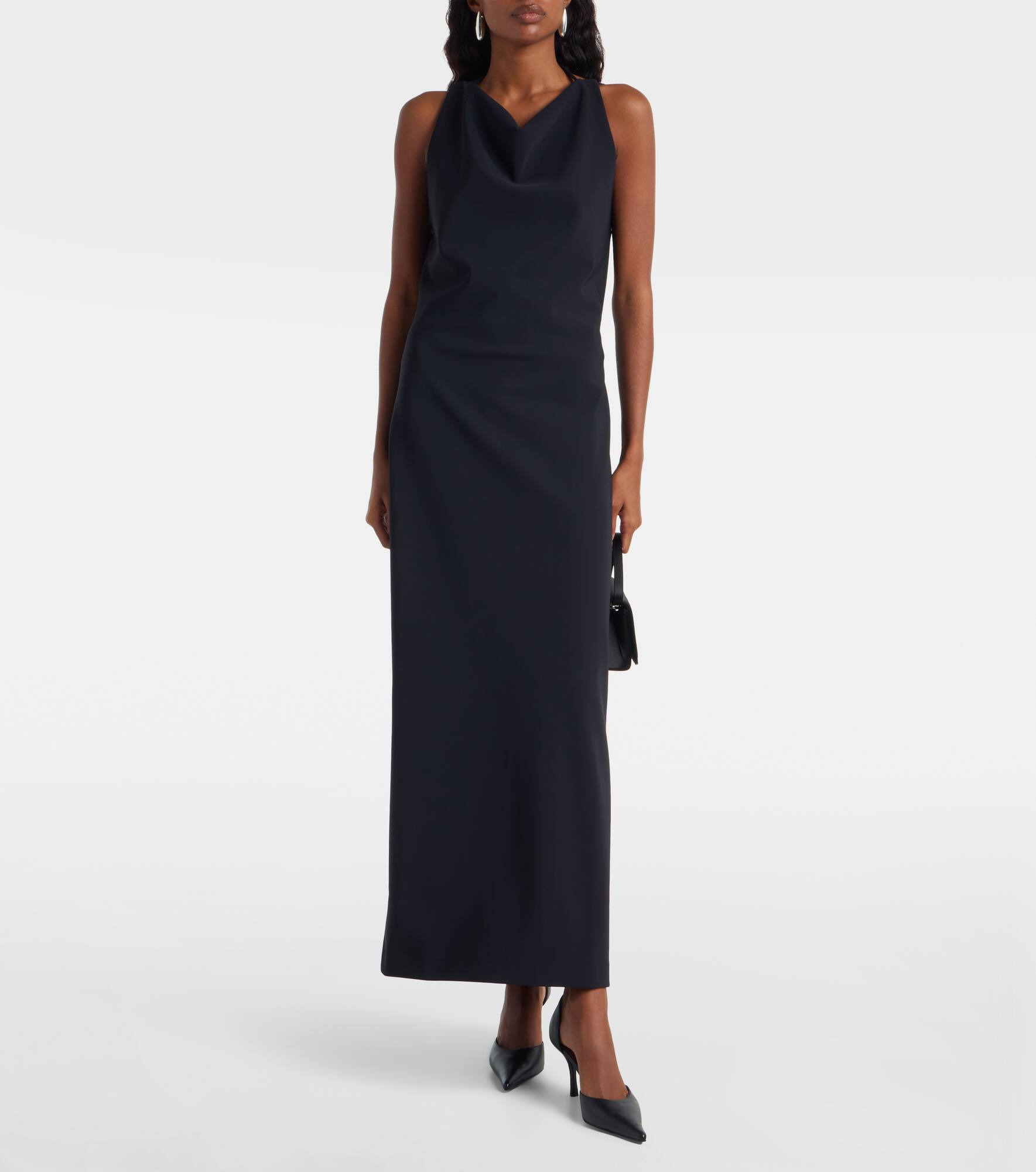 Crêpe maxi dress - 2