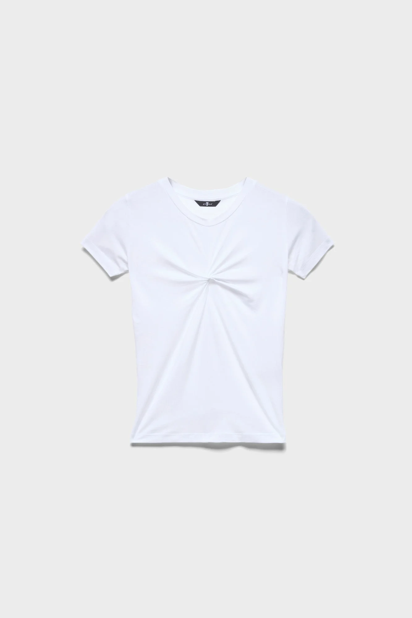 TWISTED TEE in Lyocell Optical White - 1