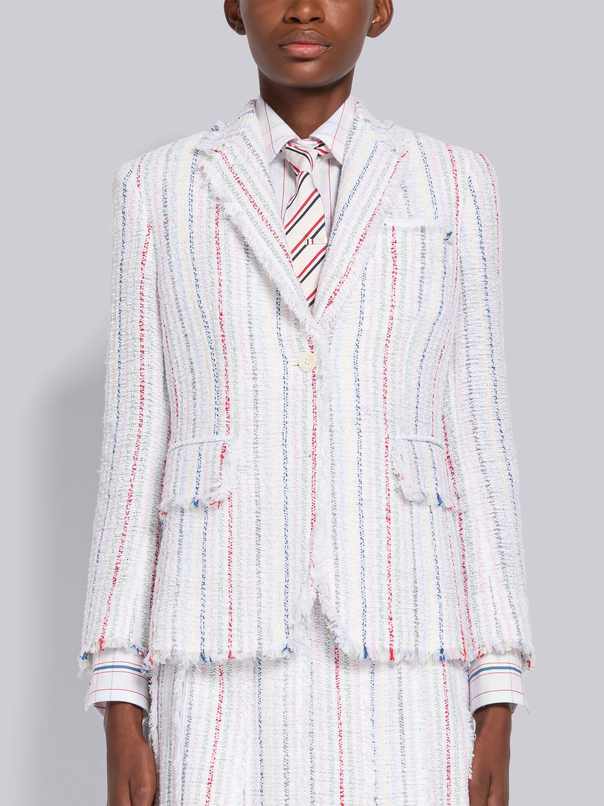 Seersucker Tulle Tweed Fit 1 Sport Coat - 1