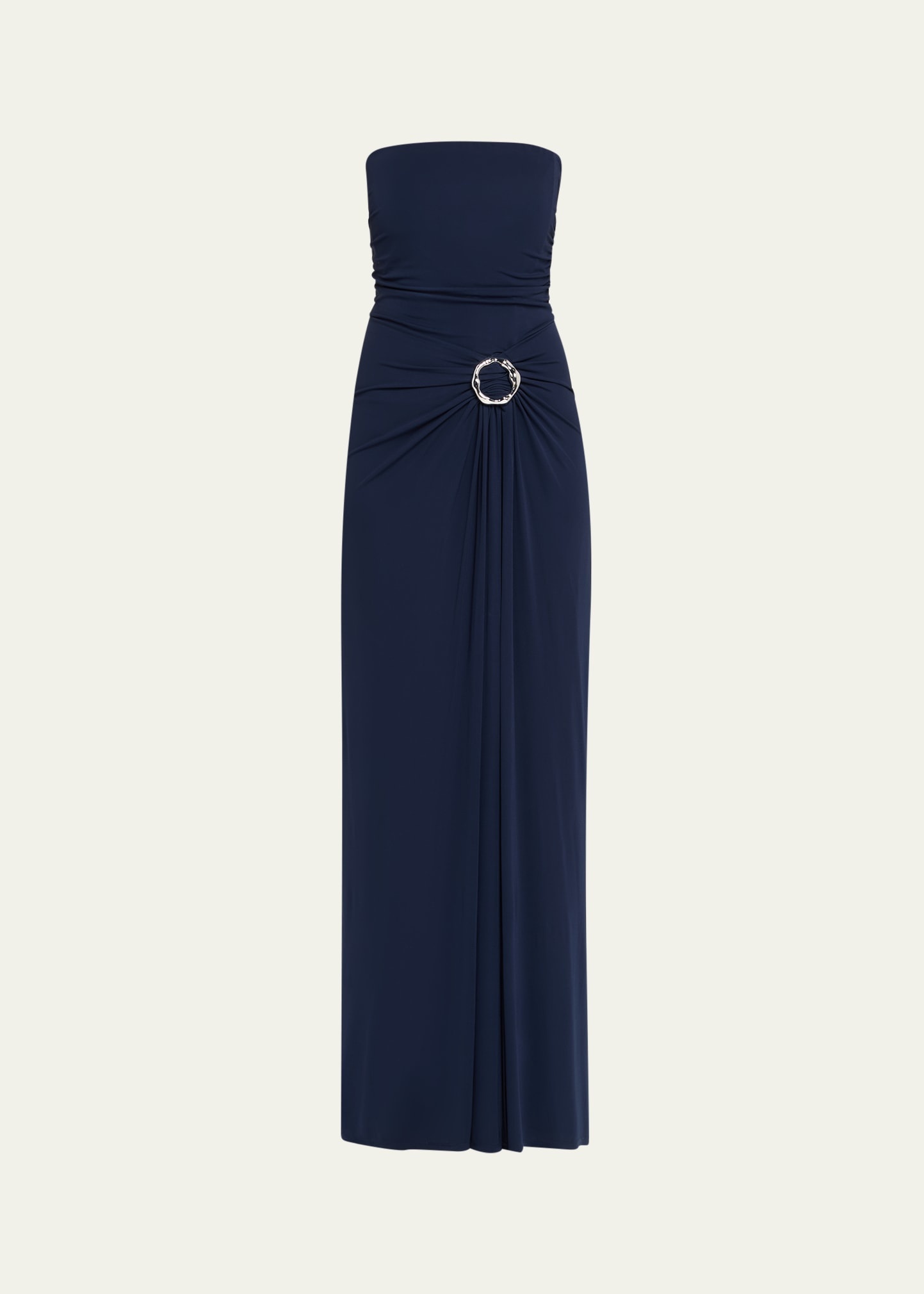 Emma Strapless Jersey Gown - 1