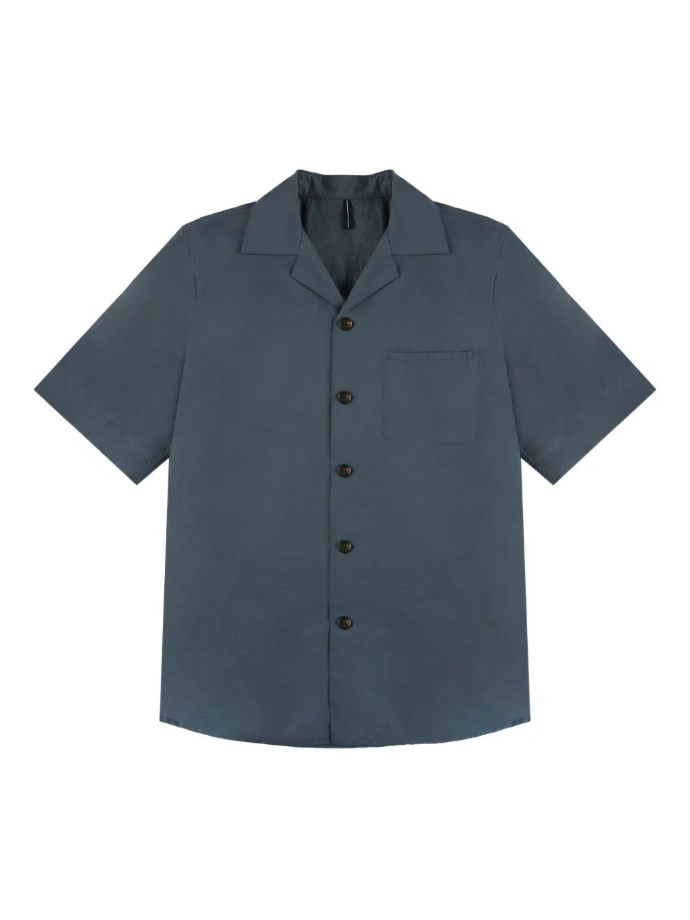 short-sleeve cotton shirt - 1