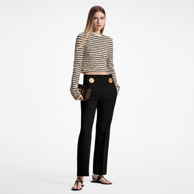 Louis Vuitton Oversized Anchor Button Dressy Pants outlook
