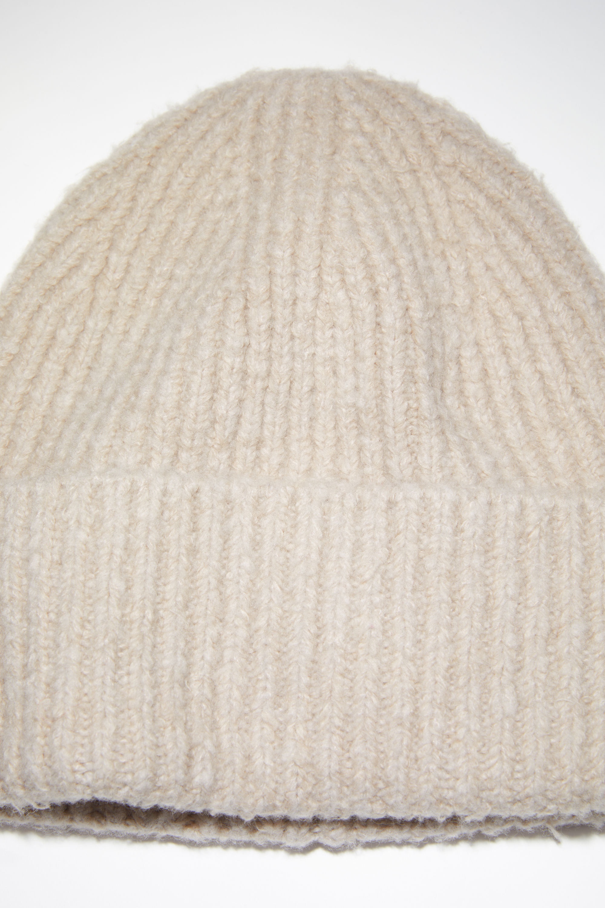 Wool blend beanie - Clay beige - 4