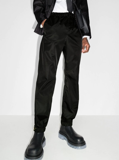 Prada elasticated waistband trousers outlook