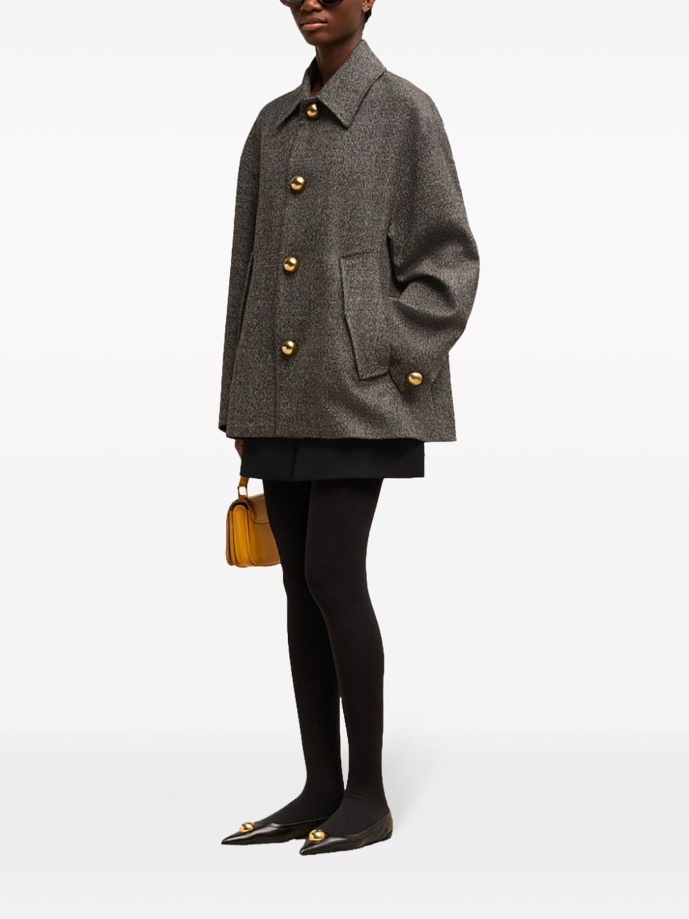 belt-detailed coat - 2