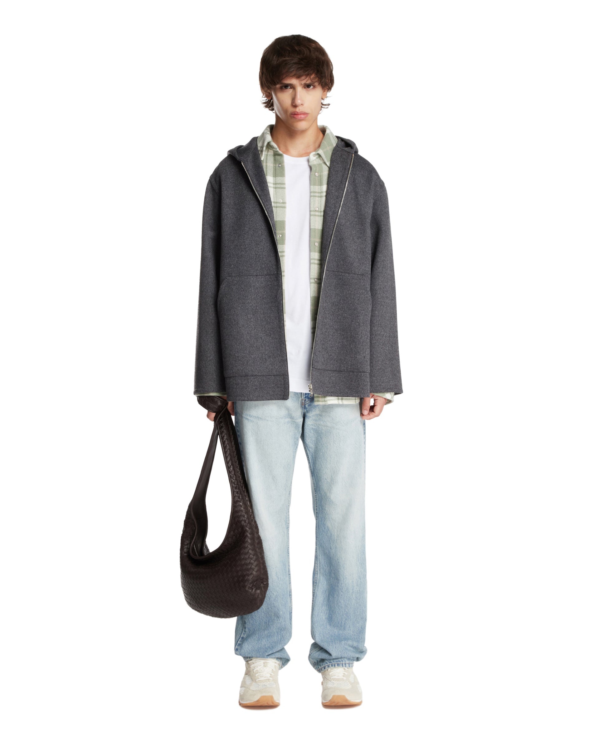 Gray Double Face Blouson - 2
