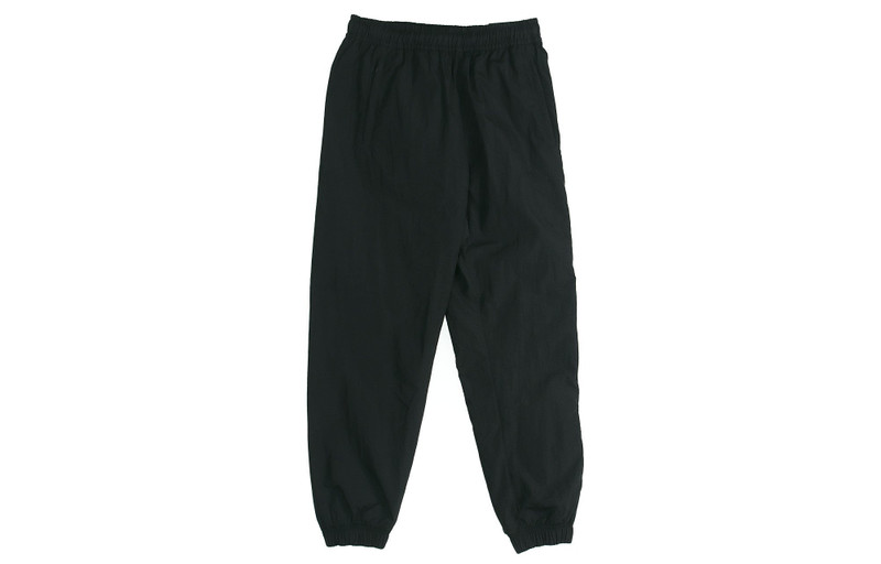 Nike Nike Sportswear Swoosh Embroidered logo Printing Sports Woven Long Pants Black CU3891-010 outlook