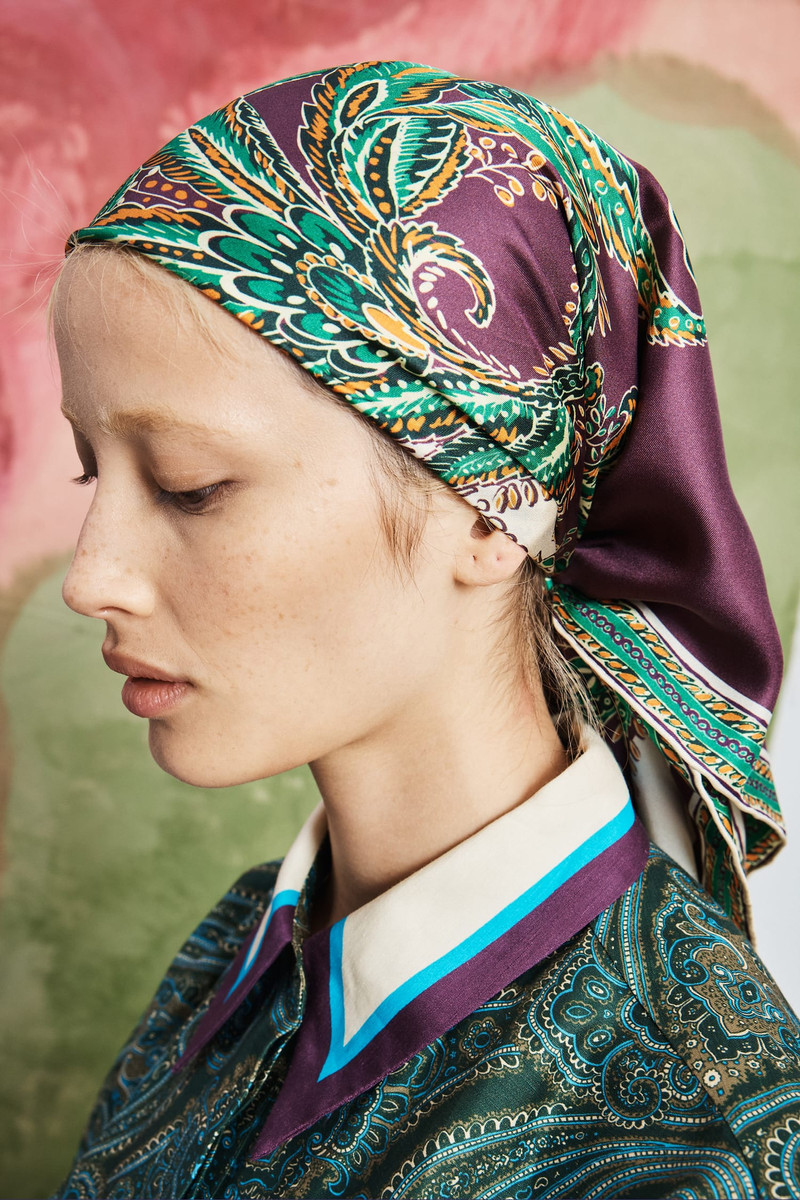 ALÉMAIS Ruthie Silk Scarf outlook