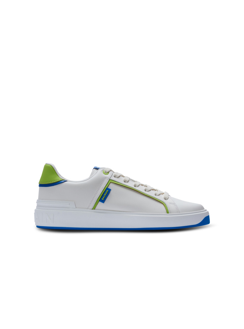 B-Court smooth leather trainers 1