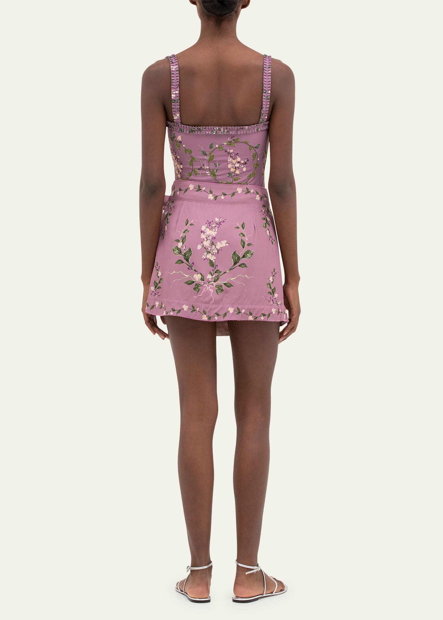 Luna Wisteria Mini Skirt Coverup - 3