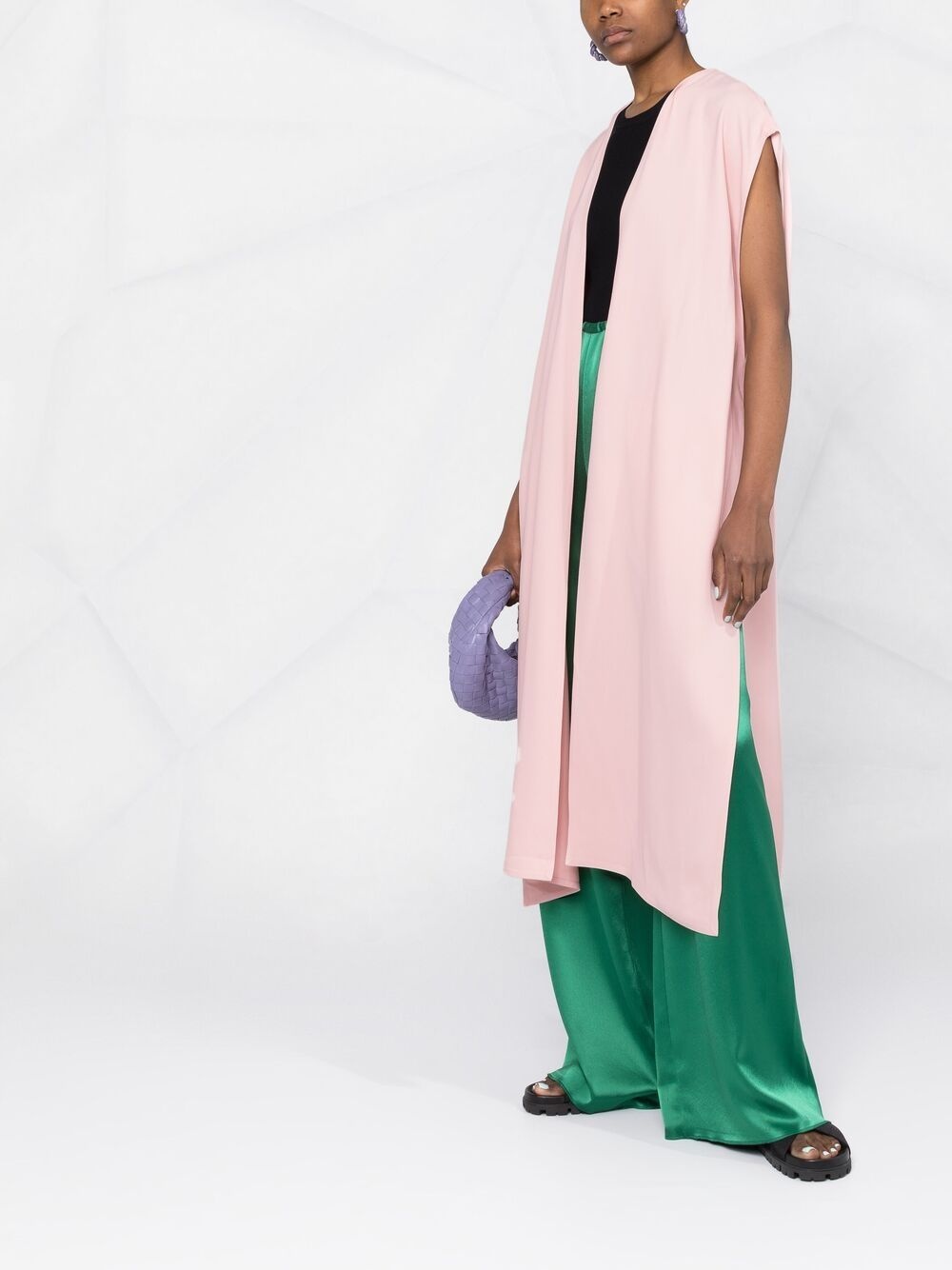 side-slit open vest - 4