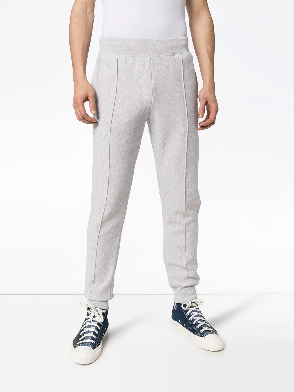 tapered cotton-blend sweatpants - 3