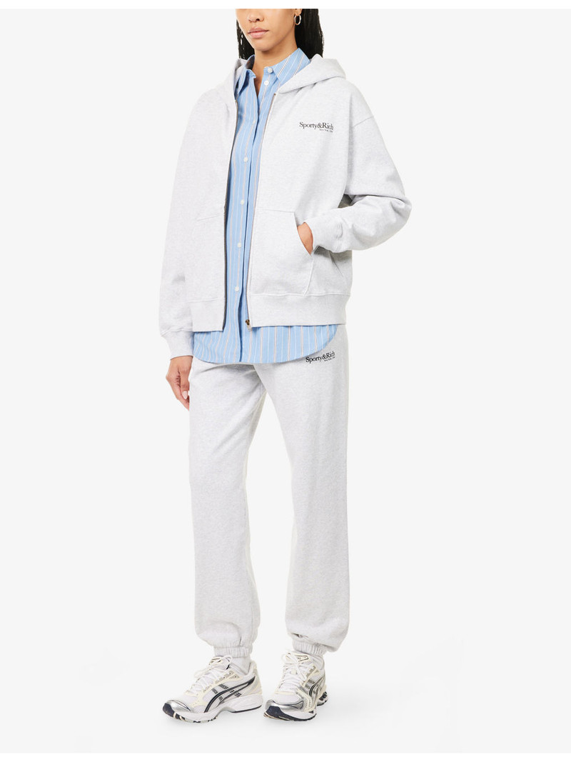 Sporty & Rich Run Club Cotton Jogging Bottoms outlook