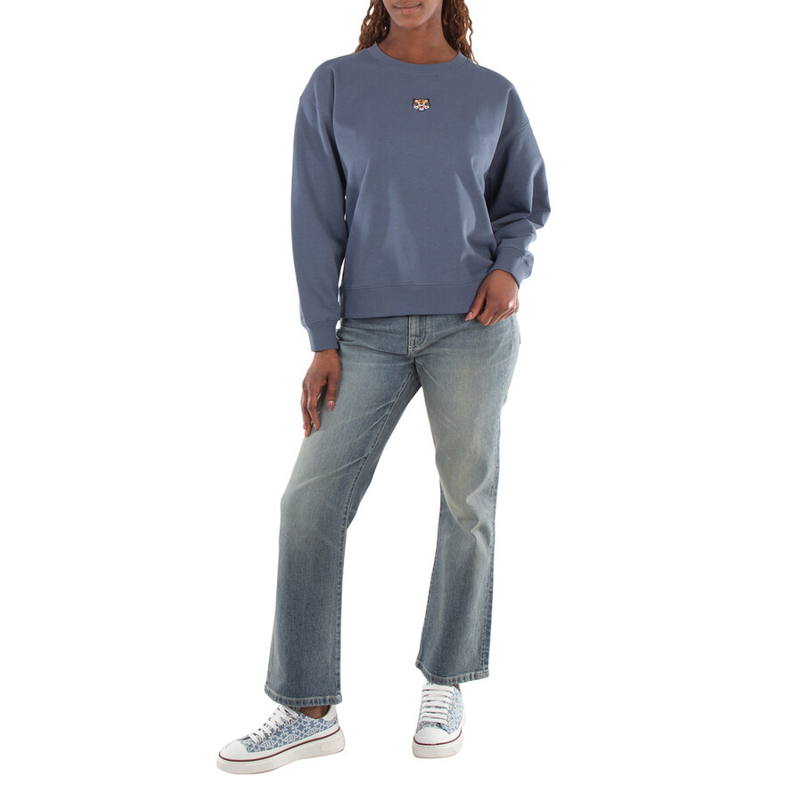 Kenzo Logo-Patch High Waisted Jean - 2