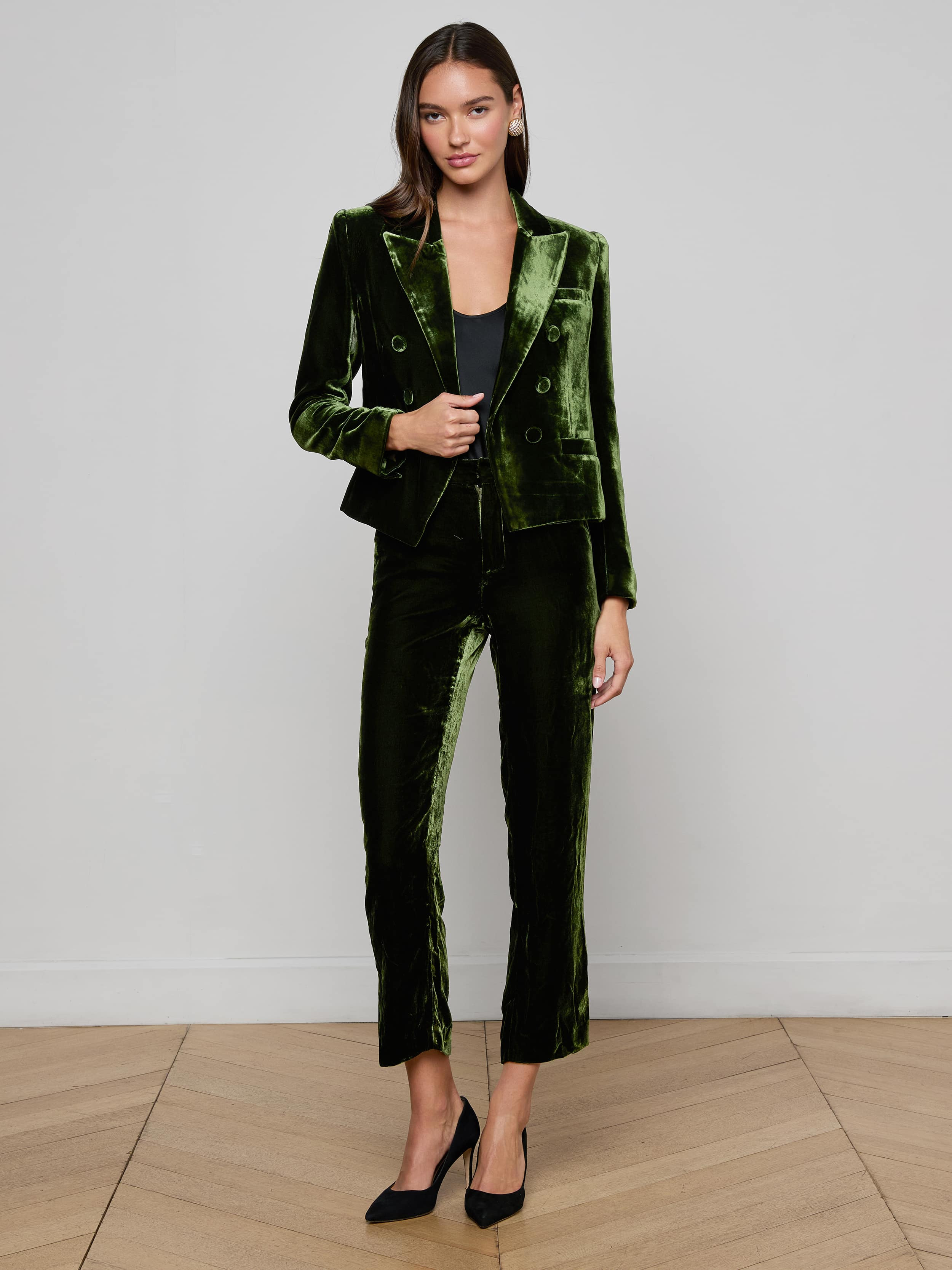 Brooke Velvet Blazer - 4