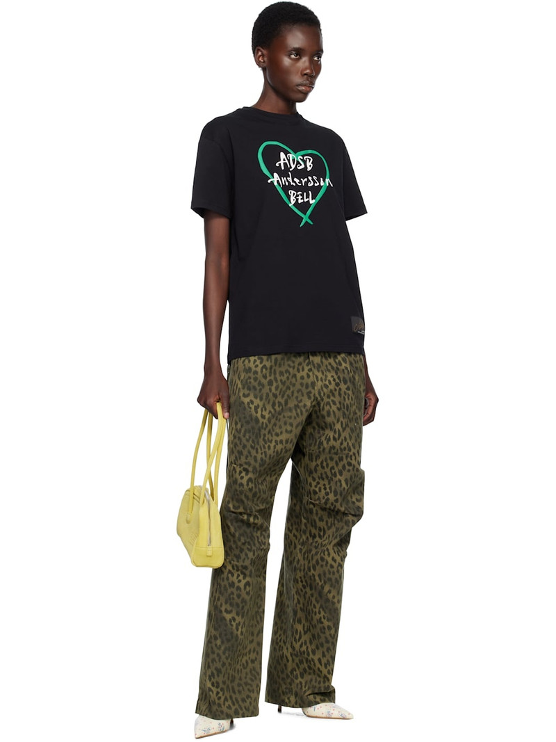 Andersson Bell Black Heart Kelly Logo T-shirt outlook