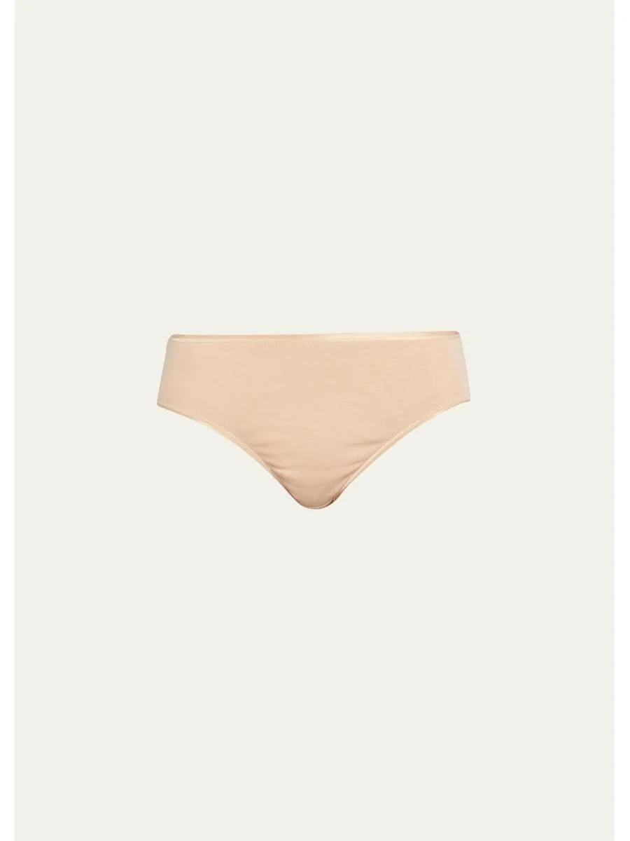 Cotton Seamless High-Leg Briefs - 1