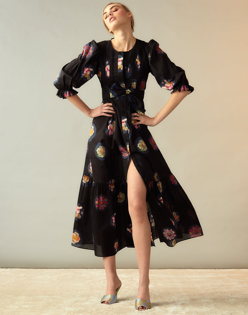 Moonlit Fleur Voile Dress 5