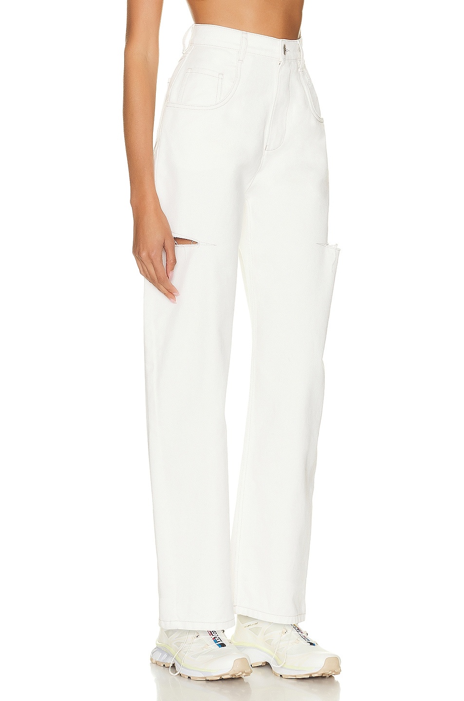5 Pocket Side Slit Jean - 2
