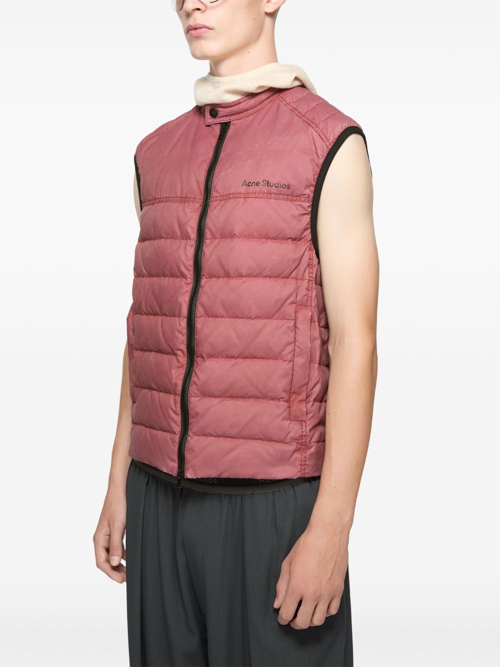 logo-print gilet - 4