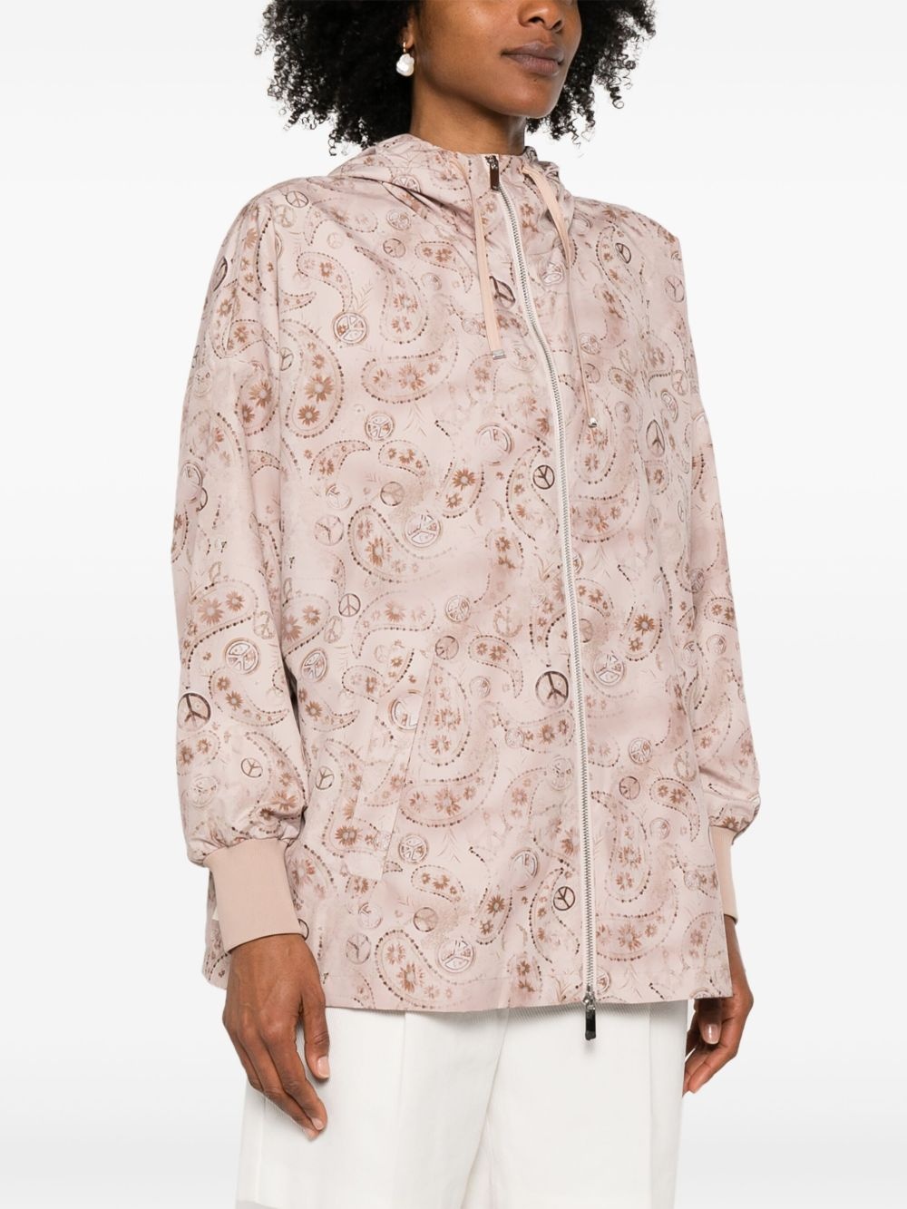 printed hooded jacket - 3