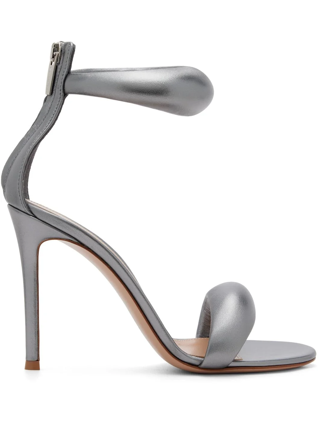 Gunmetal Bijoux Heeled Sandals - 1