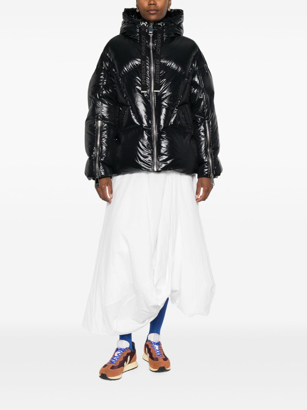 hooded-quilted puffer jacket - 2
