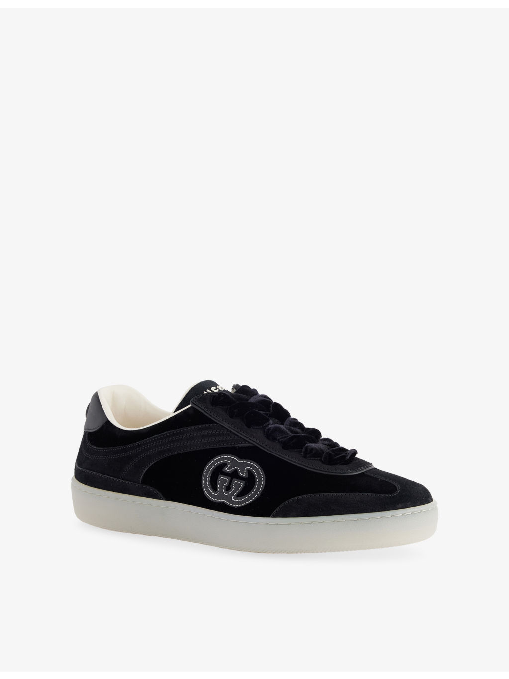 G74 Interlocking G Velvet Trainers - 3