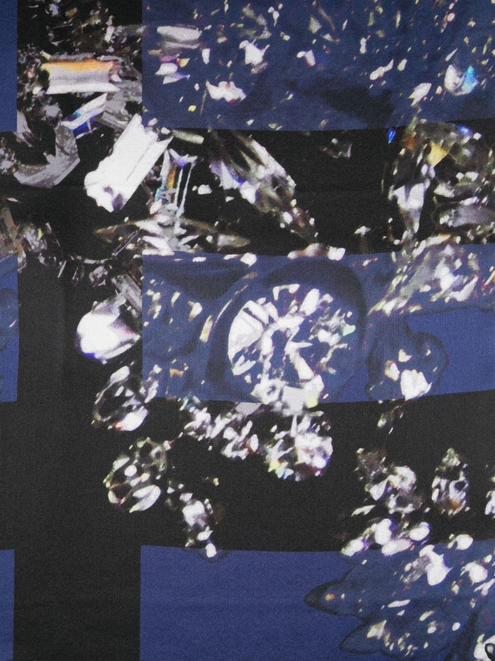 abstract-print scarf - 3