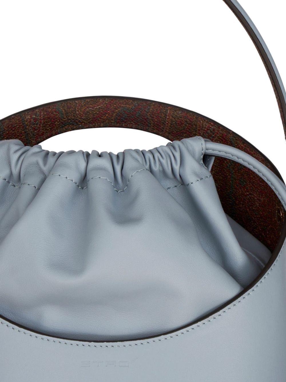 medium Saturno leather bucket bag - 4