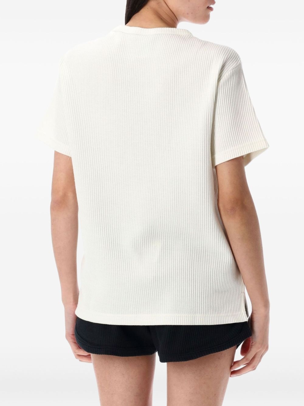 ribbed short-sleeve T-shirt - 2
