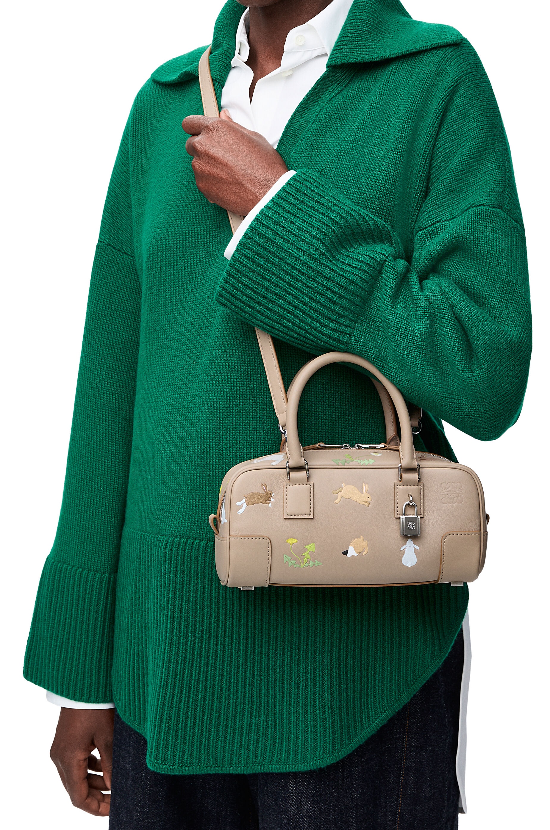 Bunny Amazona 23 cropped bag in nappa calfskin - 2