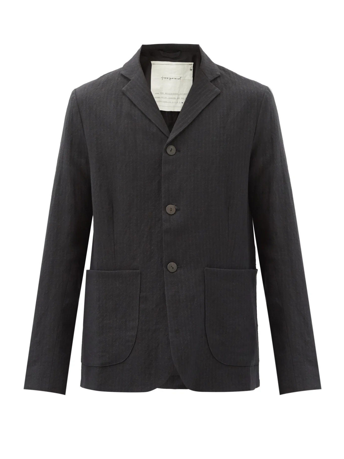 The Metalworker single-breasted wool-blend blazer - 1