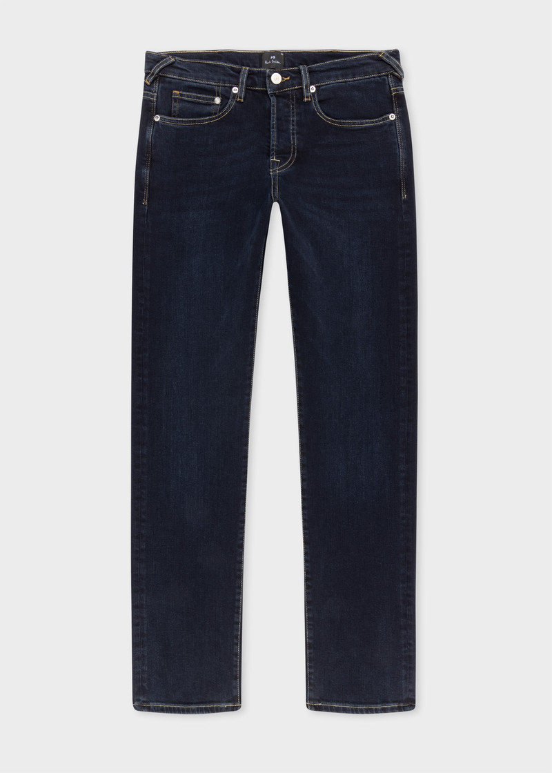 Standard-Fit Dark-Wash Jeans 1