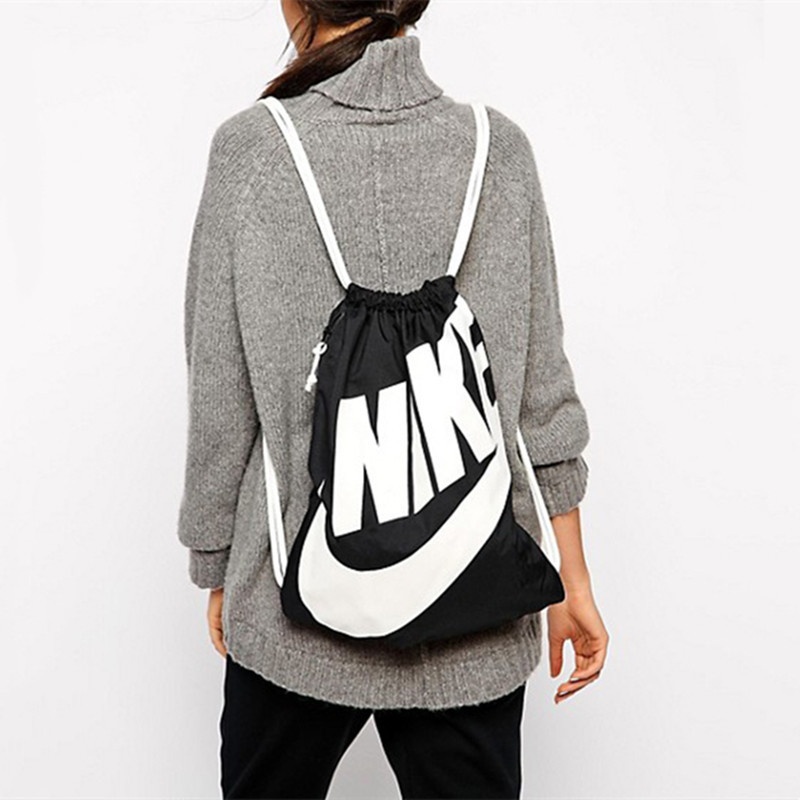 Nike Heritage Gym Sack Drawstring backpack 'Black White' CK0969-011 - 5