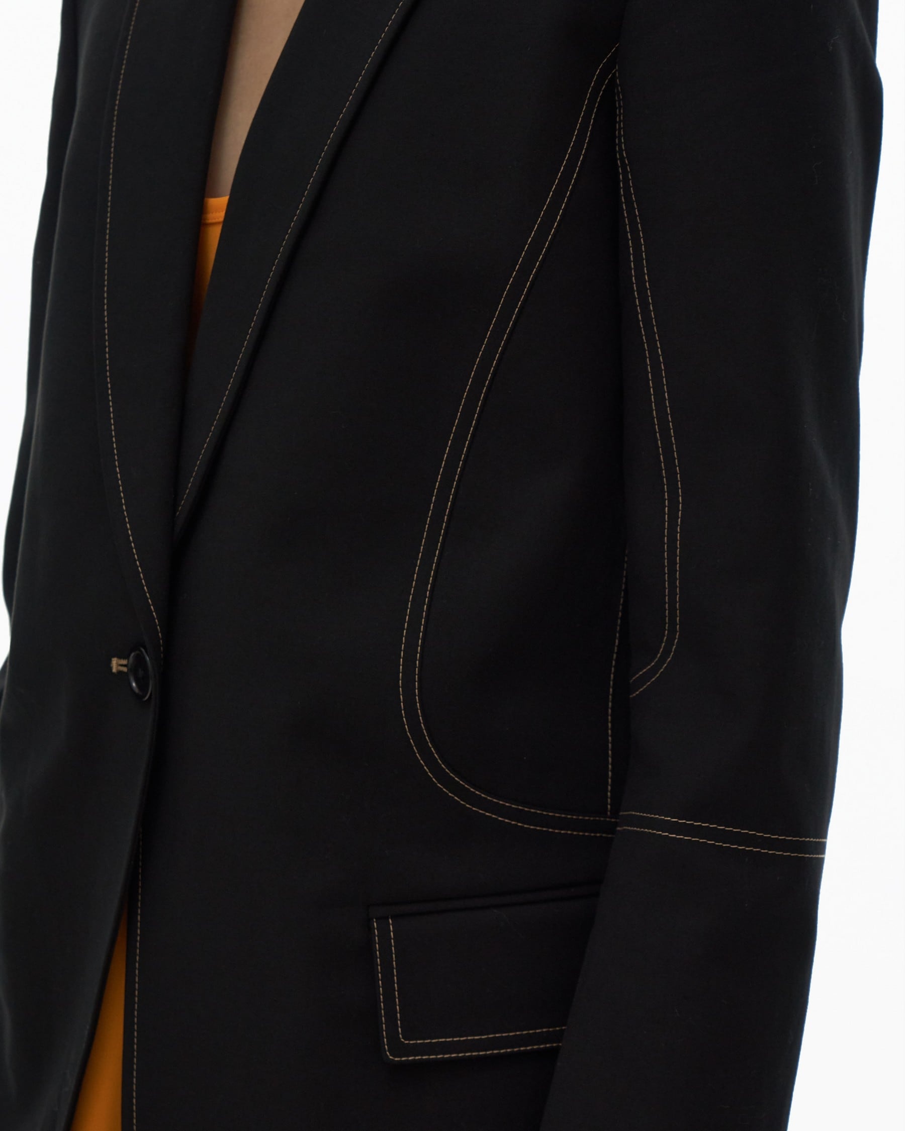 STRETCH COTTON BLAZER - 6