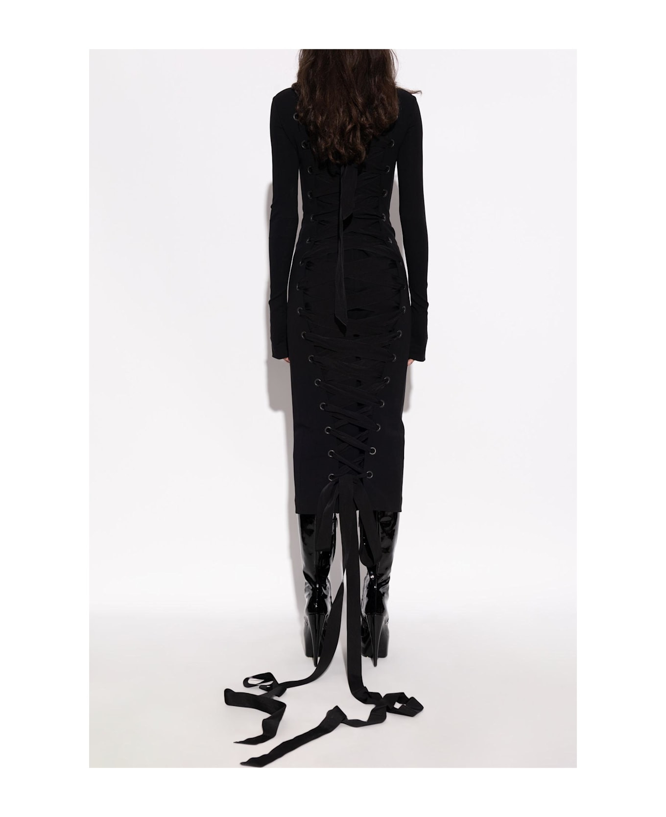 Balenciaga Dress With Stand-up Collar - 4