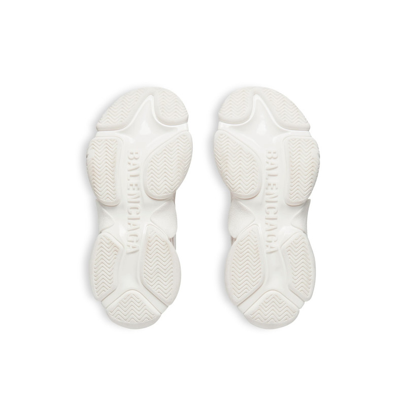 Women's Triple S Sporty Sneaker With Charms in White 7