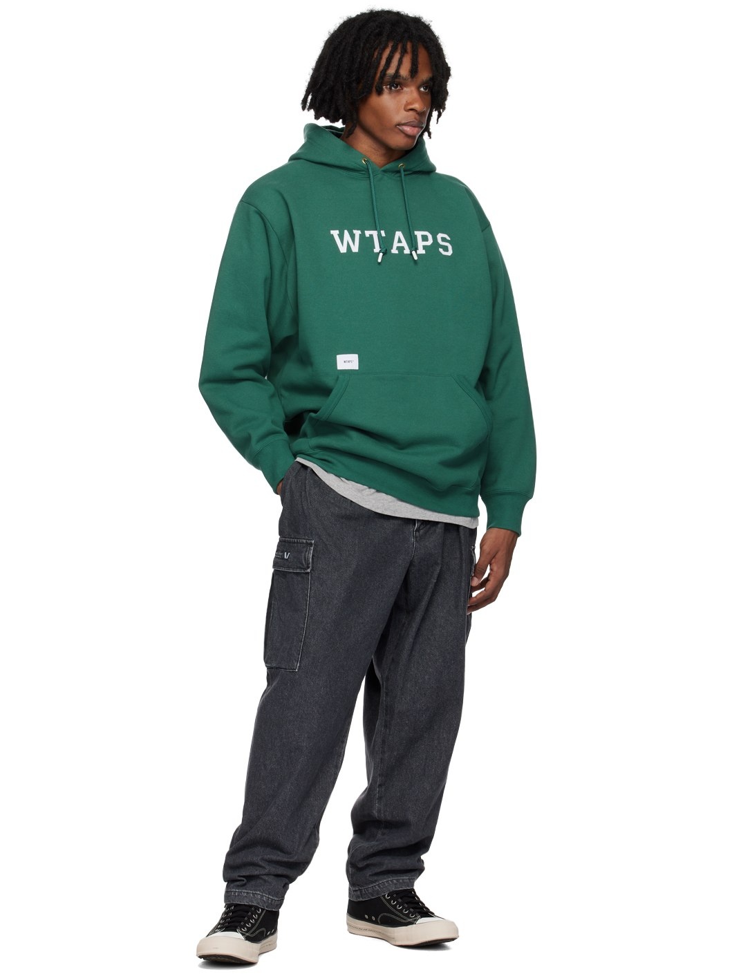 WTAPS Academy / Hoody / Cotton. College Green | REVERSIBLE