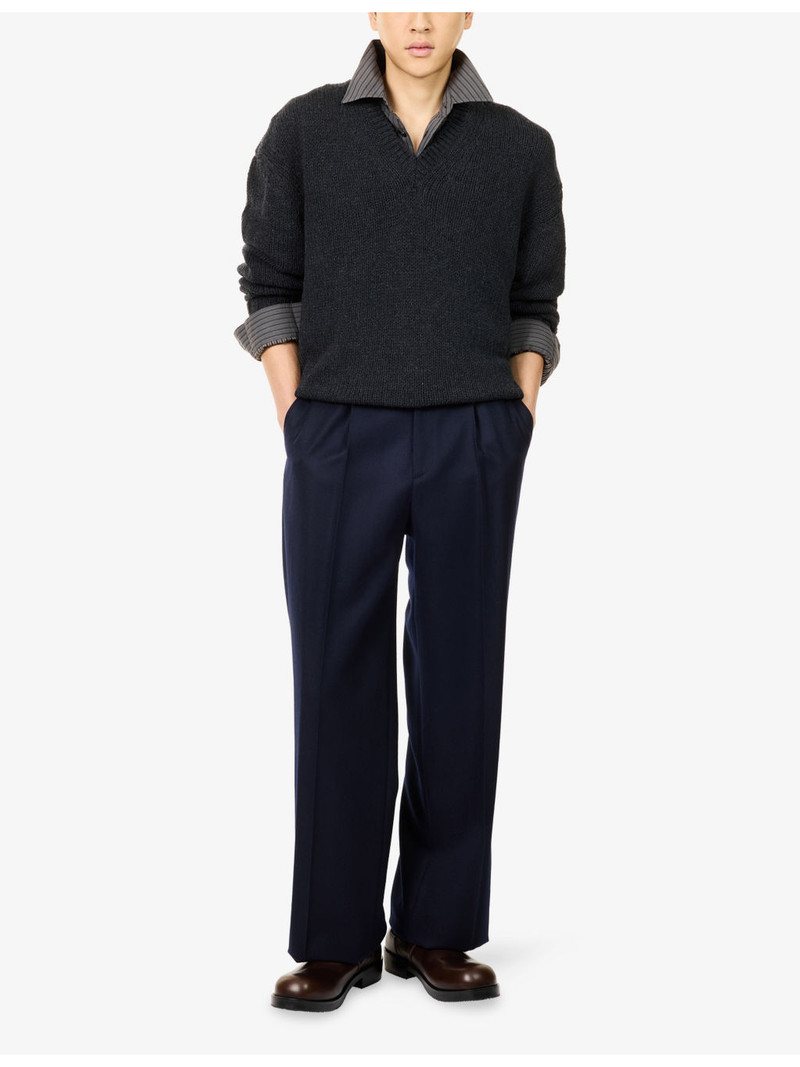 Penrud 2196 Straight-Leg Wool Trousers 2