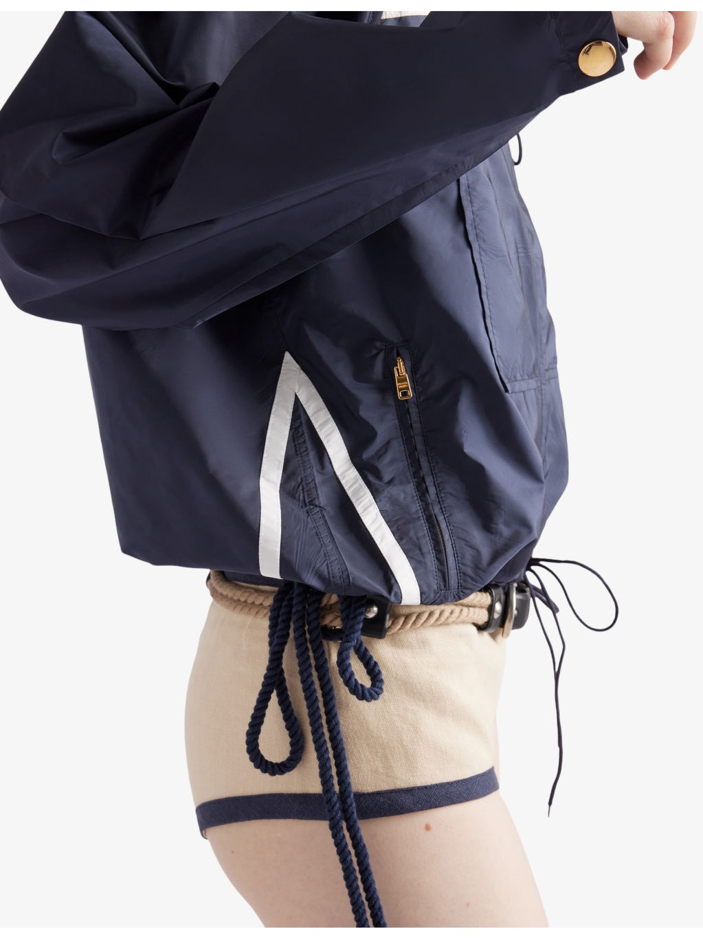 Re Nylon Logo-Embellished Woven Blouson Jacket - 4