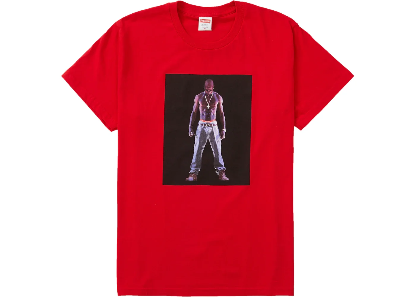 Supreme Tupac Hologram Tee Red - 1