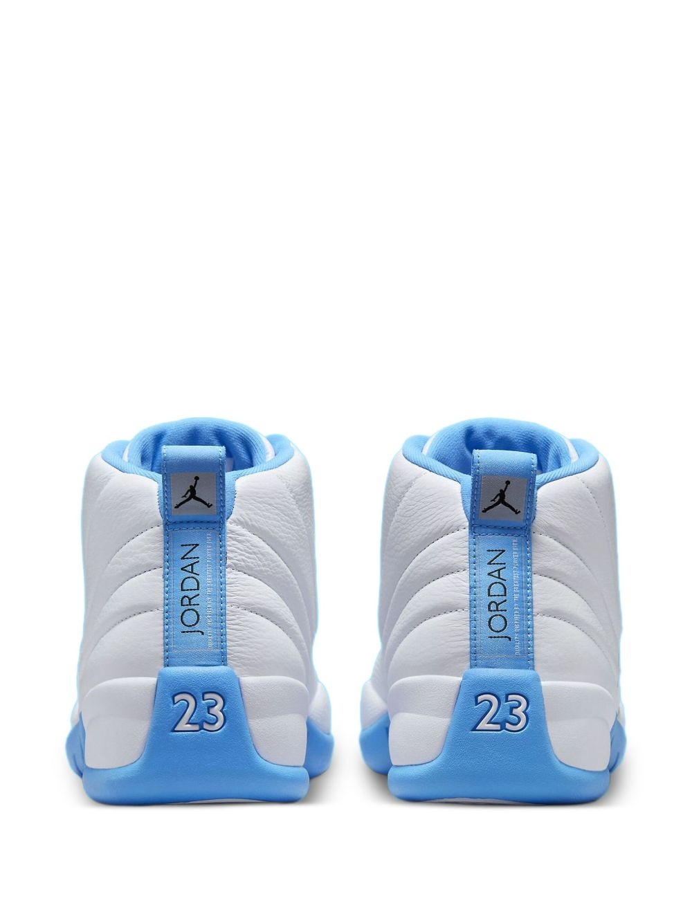 Air Jordan 12 "Melo - White/University Blue/Metallic Silver" sneakers - 3