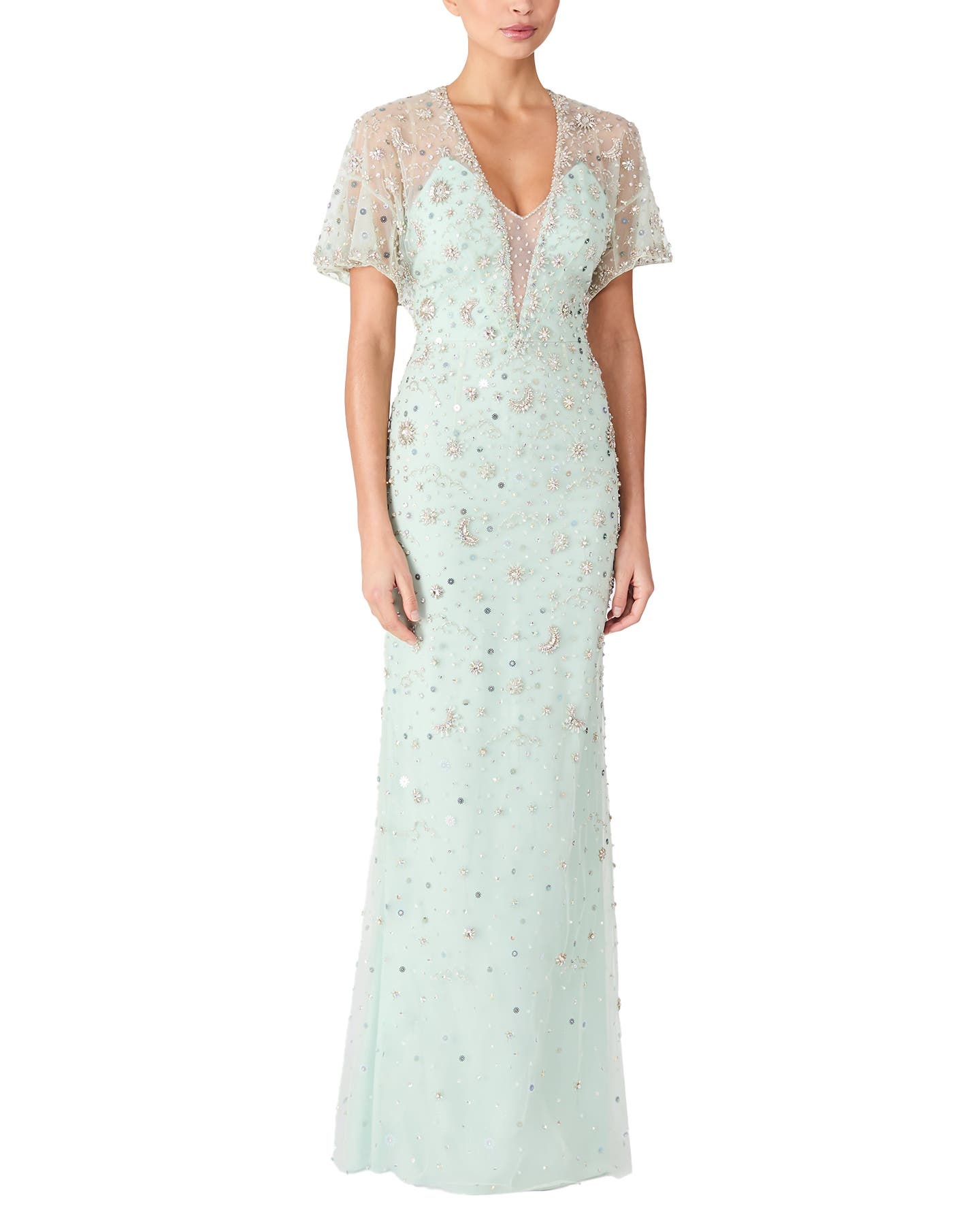 Jenny Packham Luna Gown in Lagoon at Nordstrom - 2